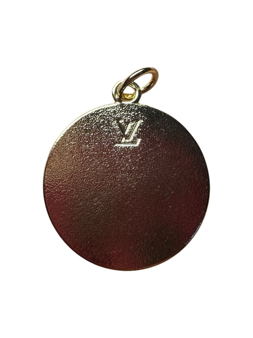 Louis Vuitton Green and Gold Trunks and Bags Round Logo Charm - Picture 6 of 9